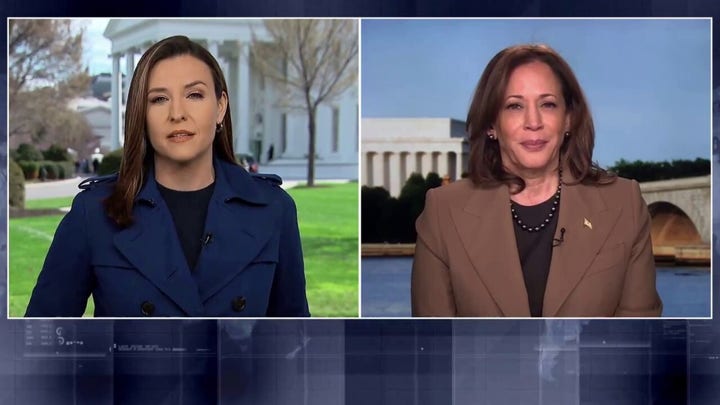 Harris pressed on whether Biden will debate Trump ahead of election