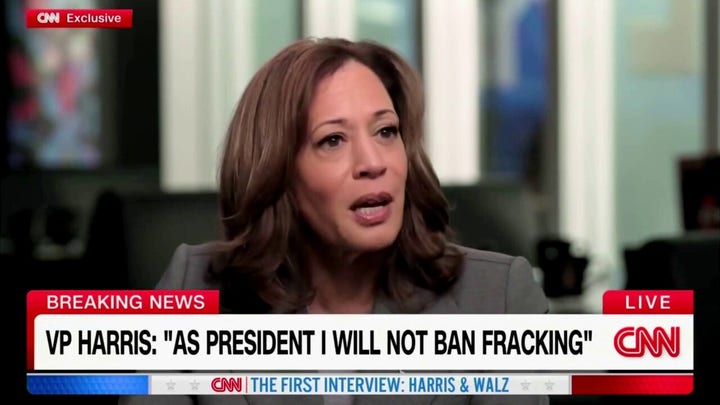 Vice President Kamala Harris explains her shifting views on fracking