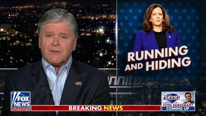 Sean Hannity: Kamala Harris is afraid to debate Trump